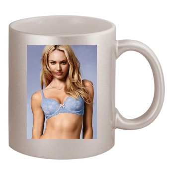 Candice Swanepoel 11oz Metallic Silver Mug