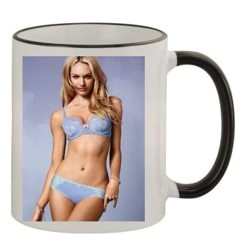 Candice Swanepoel 11oz Colored Rim & Handle Mug