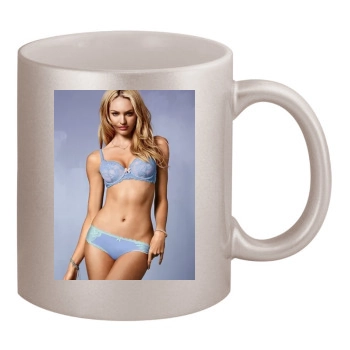 Candice Swanepoel 11oz Metallic Silver Mug