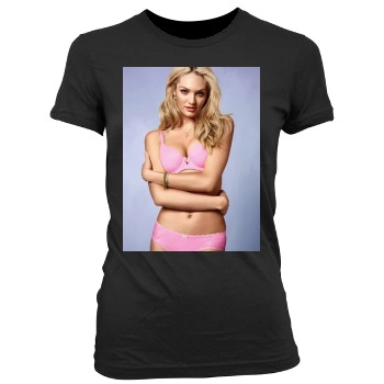 Candice Swanepoel Women's Junior Cut Crewneck T-Shirt