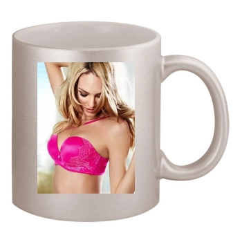 Candice Swanepoel 11oz Metallic Silver Mug