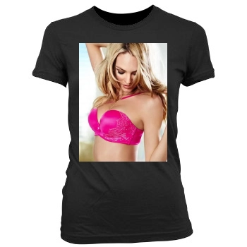 Candice Swanepoel Women's Junior Cut Crewneck T-Shirt