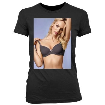 Candice Swanepoel Women's Junior Cut Crewneck T-Shirt