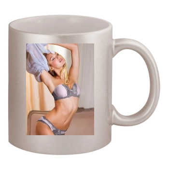 Candice Swanepoel 11oz Metallic Silver Mug