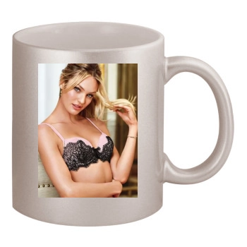 Candice Swanepoel 11oz Metallic Silver Mug