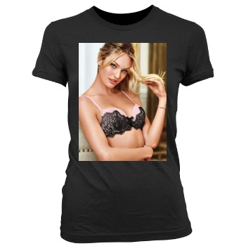 Candice Swanepoel Women's Junior Cut Crewneck T-Shirt