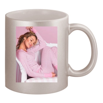 Candice Swanepoel 11oz Metallic Silver Mug