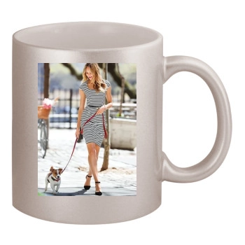 Candice Swanepoel 11oz Metallic Silver Mug