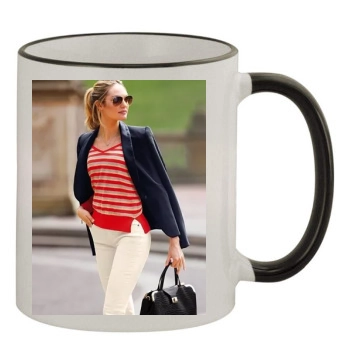 Candice Swanepoel 11oz Colored Rim & Handle Mug