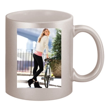 Candice Swanepoel 11oz Metallic Silver Mug