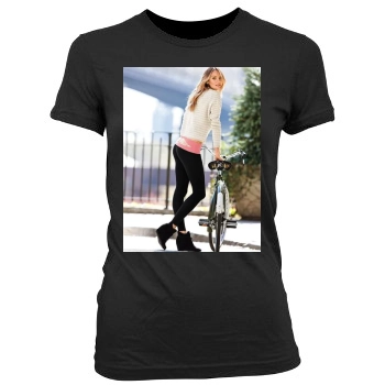 Candice Swanepoel Women's Junior Cut Crewneck T-Shirt