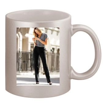 Candice Swanepoel 11oz Metallic Silver Mug