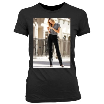 Candice Swanepoel Women's Junior Cut Crewneck T-Shirt