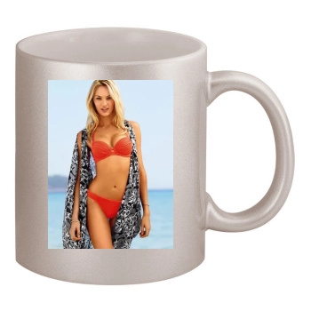 Candice Swanepoel 11oz Metallic Silver Mug