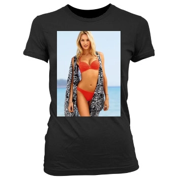 Candice Swanepoel Women's Junior Cut Crewneck T-Shirt