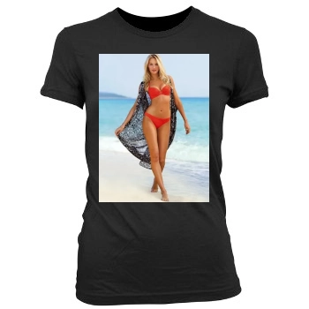 Candice Swanepoel Women's Junior Cut Crewneck T-Shirt