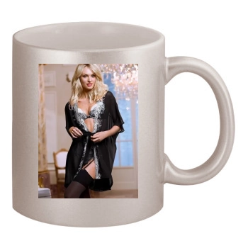 Candice Swanepoel 11oz Metallic Silver Mug