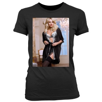 Candice Swanepoel Women's Junior Cut Crewneck T-Shirt