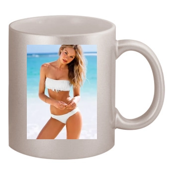 Candice Swanepoel 11oz Metallic Silver Mug