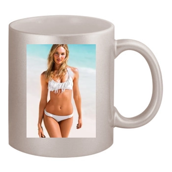 Candice Swanepoel 11oz Metallic Silver Mug