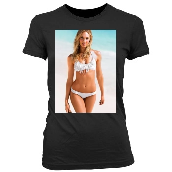 Candice Swanepoel Women's Junior Cut Crewneck T-Shirt