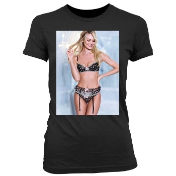 Candice Swanepoel Women's Junior Cut Crewneck T-Shirt