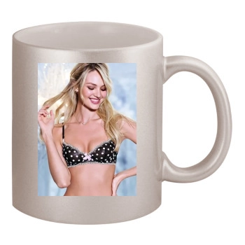 Candice Swanepoel 11oz Metallic Silver Mug