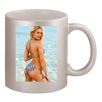 Candice Swanepoel 11oz Metallic Silver Mug