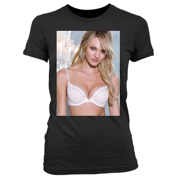 Candice Swanepoel Women's Junior Cut Crewneck T-Shirt