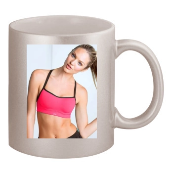 Candice Swanepoel 11oz Metallic Silver Mug