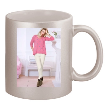 Candice Swanepoel 11oz Metallic Silver Mug