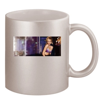 Candice Swanepoel 11oz Metallic Silver Mug