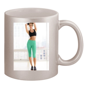 Candice Swanepoel 11oz Metallic Silver Mug