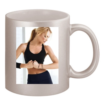 Candice Swanepoel 11oz Metallic Silver Mug