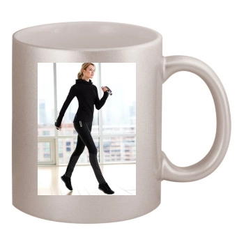 Candice Swanepoel 11oz Metallic Silver Mug