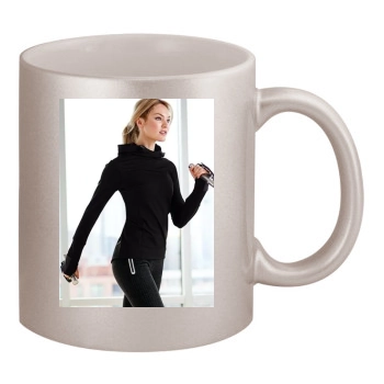 Candice Swanepoel 11oz Metallic Silver Mug