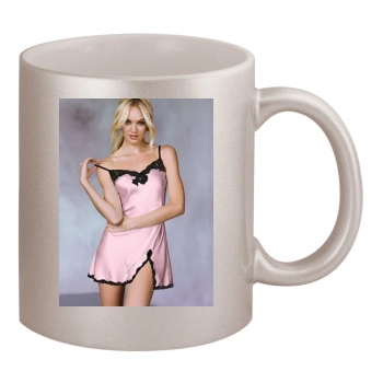 Candice Swanepoel 11oz Metallic Silver Mug