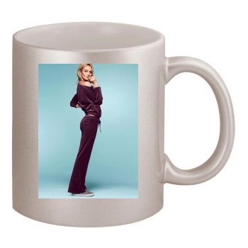 Candice Swanepoel 11oz Metallic Silver Mug