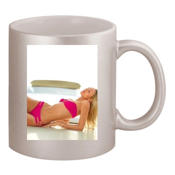 Candice Swanepoel 11oz Metallic Silver Mug