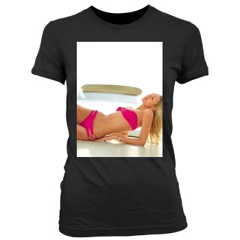 Candice Swanepoel Women's Junior Cut Crewneck T-Shirt