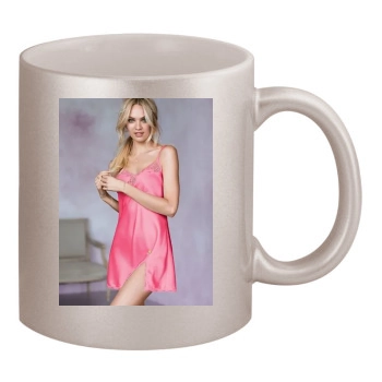 Candice Swanepoel 11oz Metallic Silver Mug