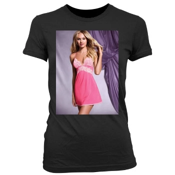 Candice Swanepoel Women's Junior Cut Crewneck T-Shirt