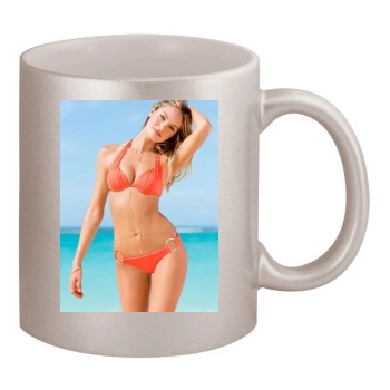 Candice Swanepoel 11oz Metallic Silver Mug