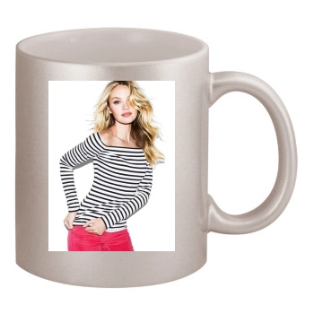 Candice Swanepoel 11oz Metallic Silver Mug