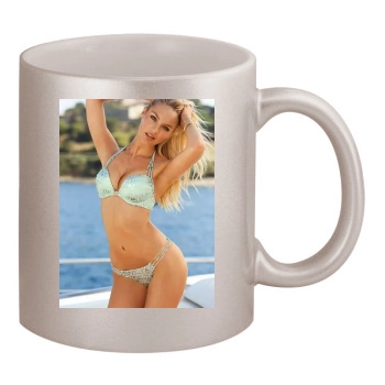 Candice Swanepoel 11oz Metallic Silver Mug