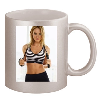 Candice Swanepoel 11oz Metallic Silver Mug