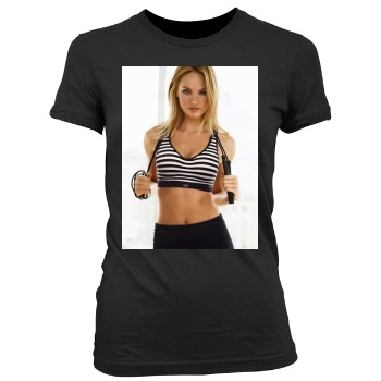 Candice Swanepoel Women's Junior Cut Crewneck T-Shirt