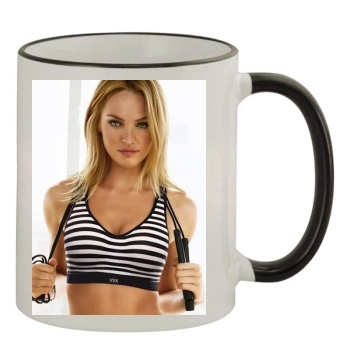 Candice Swanepoel 11oz Colored Rim & Handle Mug