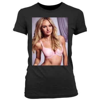 Candice Swanepoel Women's Junior Cut Crewneck T-Shirt