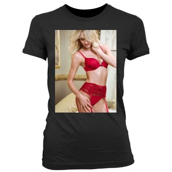 Candice Swanepoel Women's Junior Cut Crewneck T-Shirt